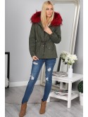 Burgunderjacke Khaki 615 – Online-Shop – Boutique